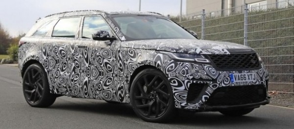 Спортивную версию Range Rover Velar заметили на Нюрбургринге