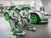 Skoda устроила гонку игрушечных машинок по своему заводу