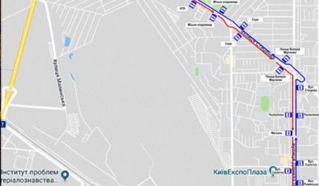 В Киеве один из автобусов изменит маршрут