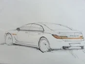 Дизайнер нарисовал обновленный Genesis G90 после закрытой презентации