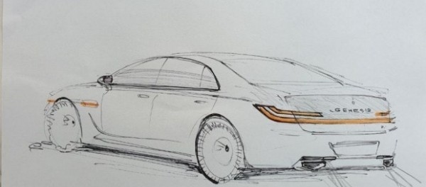 Дизайнер нарисовал обновленный Genesis G90 после закрытой презентации