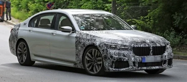 Свежие фотографии обновленного BMW 7-Series