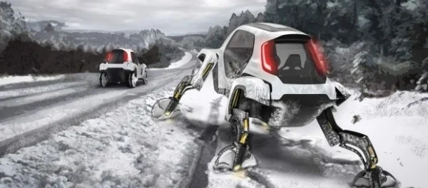 Hyundai представила больше рендеров шагающего автомобиля Elevate Concept