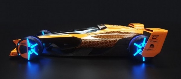 McLaren показал видение гоночного автомобиля Formula-1 2050-м
