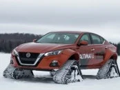 Nissan представил в Монреале гусеничный вариант седана Altima