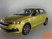 Седан и хэтчбек Skoda Rapid показали на «живых» фото
