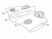 Компания Porsche представила концепцию электрического аэромобиля