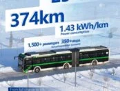 Електробус Yutong випробували в умовах екстремального холоду