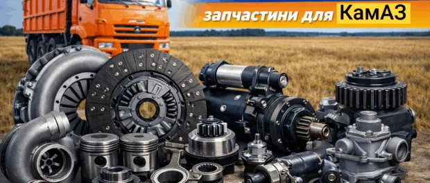 Камтех — надійний постачальник запчастин для КАМАЗ в Україні
